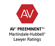 Rated AV Preeminent by Martindale-Hubbell